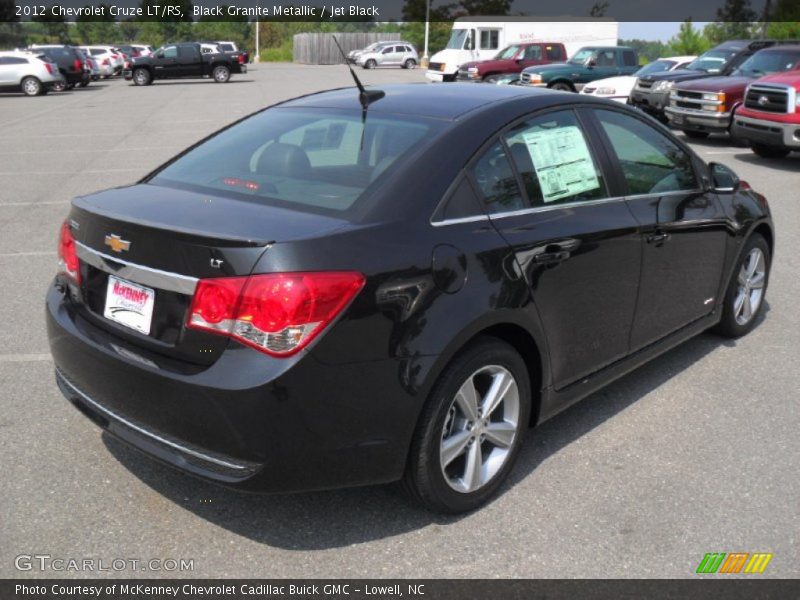 Black Granite Metallic / Jet Black 2012 Chevrolet Cruze LT/RS