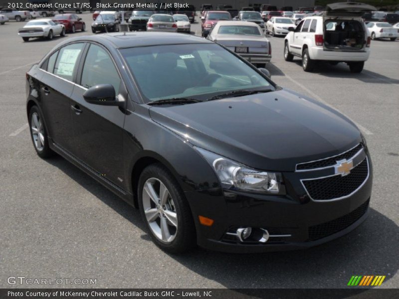 Black Granite Metallic / Jet Black 2012 Chevrolet Cruze LT/RS