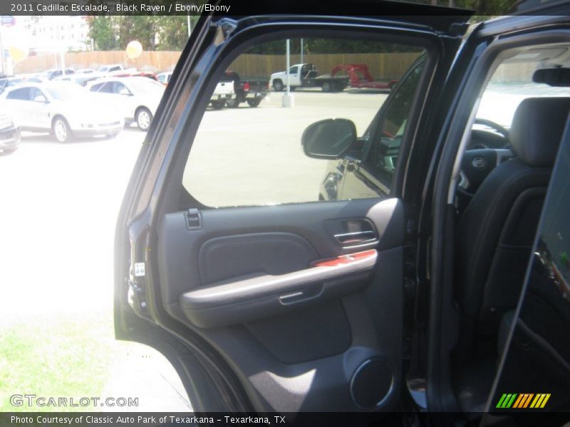 Black Raven / Ebony/Ebony 2011 Cadillac Escalade