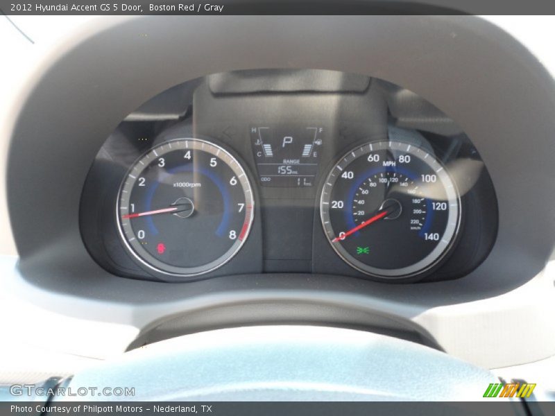  2012 Accent GS 5 Door GS 5 Door Gauges