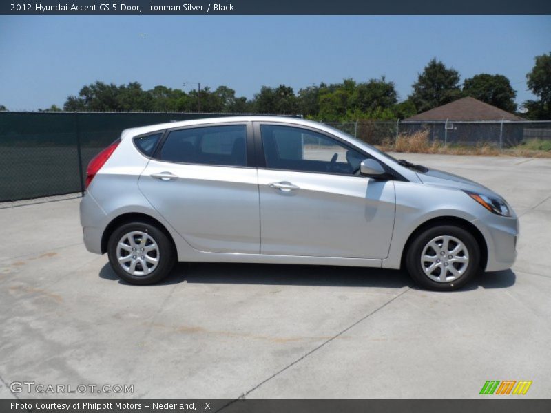 Ironman Silver / Black 2012 Hyundai Accent GS 5 Door