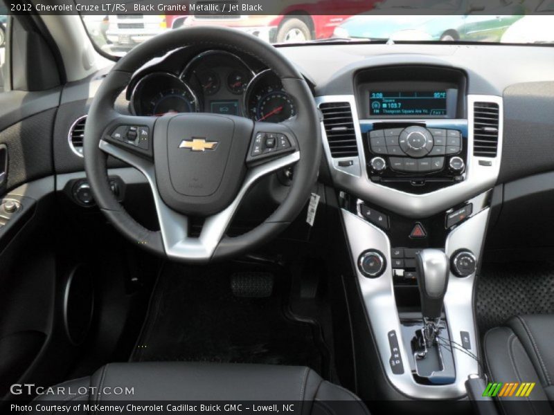 Black Granite Metallic / Jet Black 2012 Chevrolet Cruze LT/RS