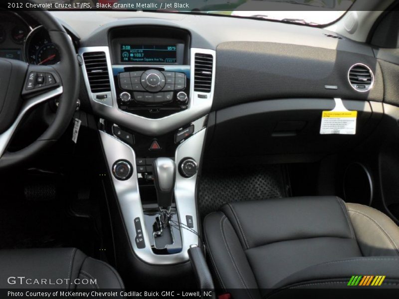Black Granite Metallic / Jet Black 2012 Chevrolet Cruze LT/RS