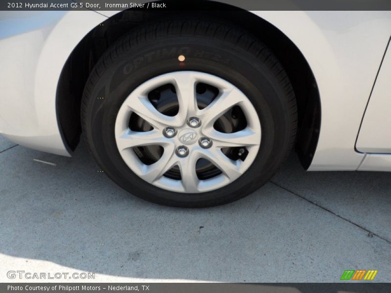 Ironman Silver / Black 2012 Hyundai Accent GS 5 Door