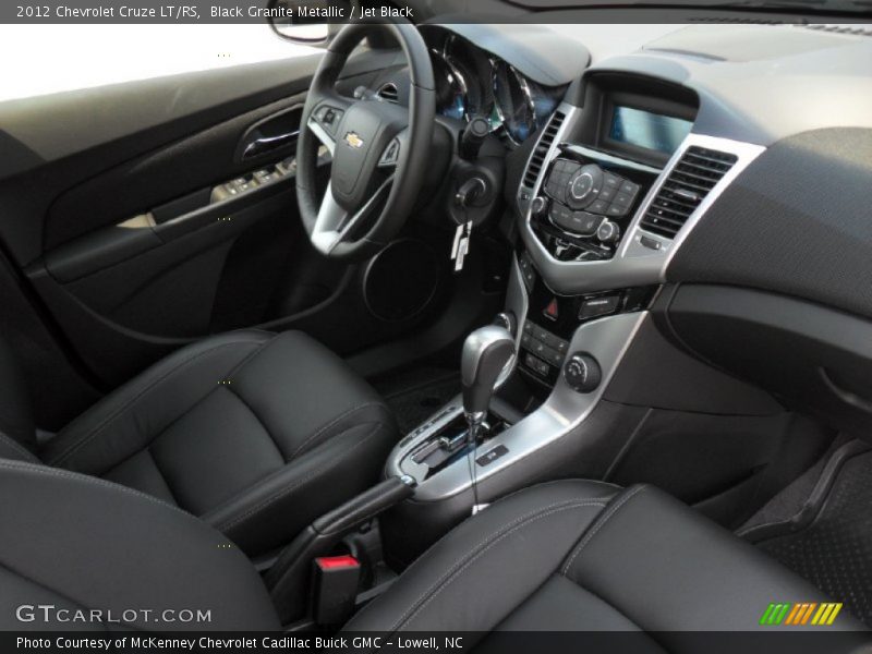 Black Granite Metallic / Jet Black 2012 Chevrolet Cruze LT/RS