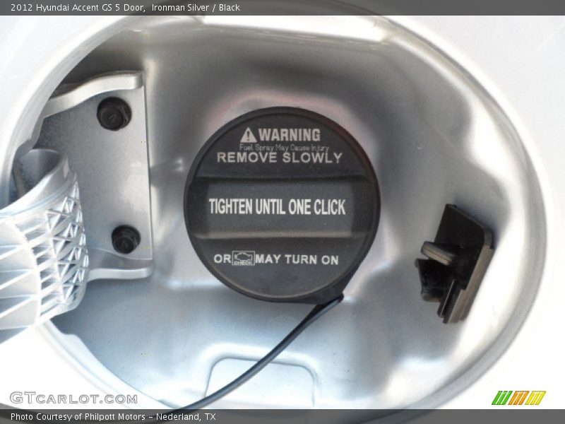 Ironman Silver / Black 2012 Hyundai Accent GS 5 Door
