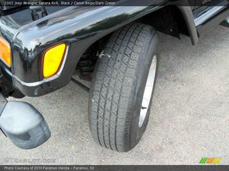 Black / Camel Beige/Dark Green 2002 Jeep Wrangler Sahara 4x4