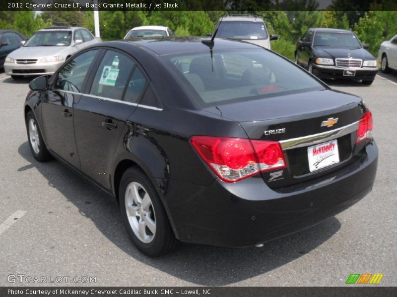 Black Granite Metallic / Jet Black 2012 Chevrolet Cruze LT