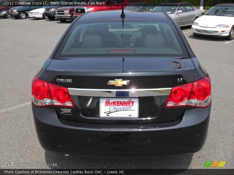 Black Granite Metallic / Jet Black 2012 Chevrolet Cruze LT
