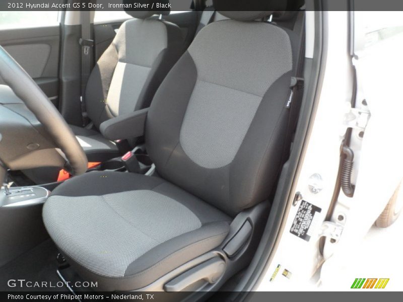 Ironman Silver / Black 2012 Hyundai Accent GS 5 Door