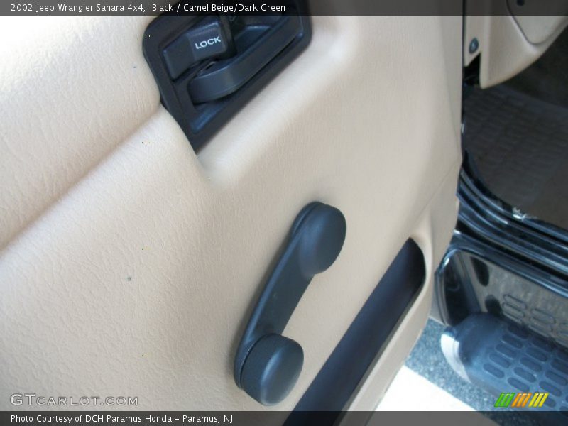 Black / Camel Beige/Dark Green 2002 Jeep Wrangler Sahara 4x4
