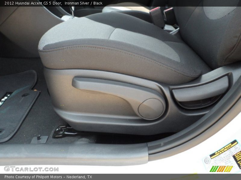 Ironman Silver / Black 2012 Hyundai Accent GS 5 Door