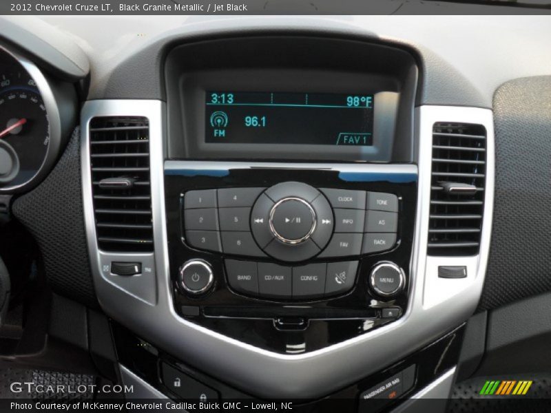 Controls of 2012 Cruze LT