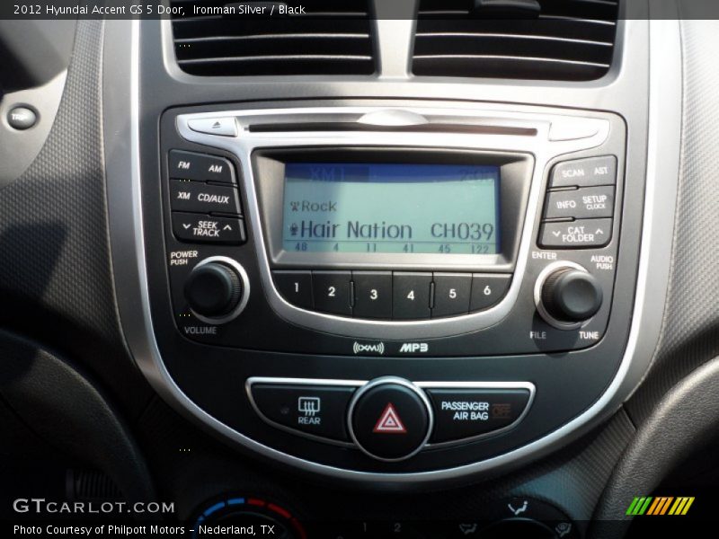 Ironman Silver / Black 2012 Hyundai Accent GS 5 Door