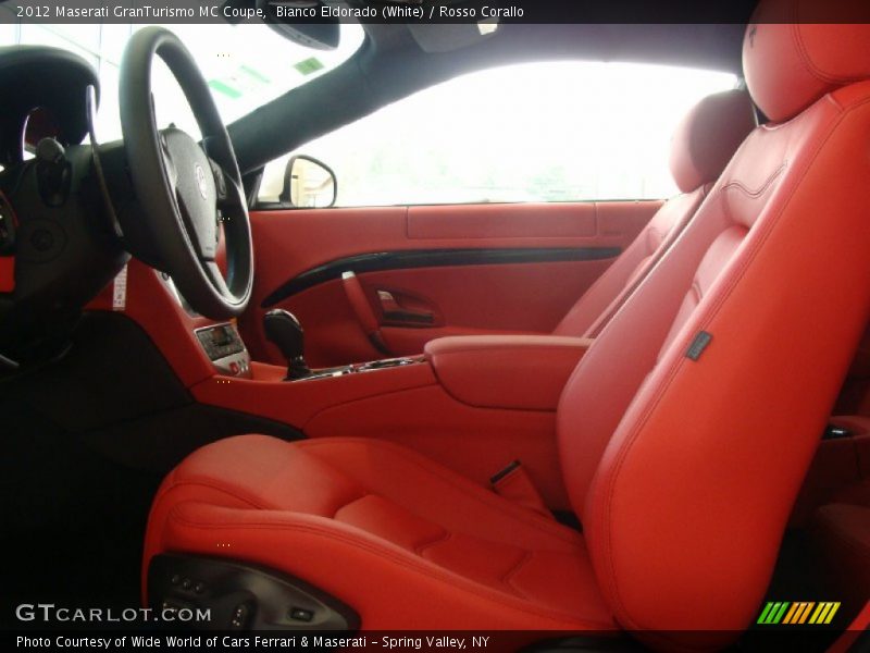  2012 GranTurismo MC Coupe Rosso Corallo Interior