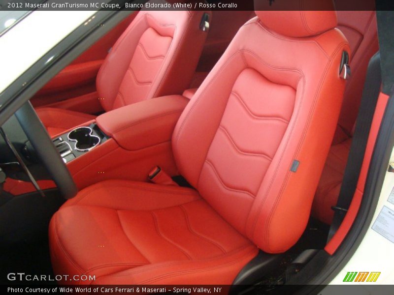  2012 GranTurismo MC Coupe Rosso Corallo Interior