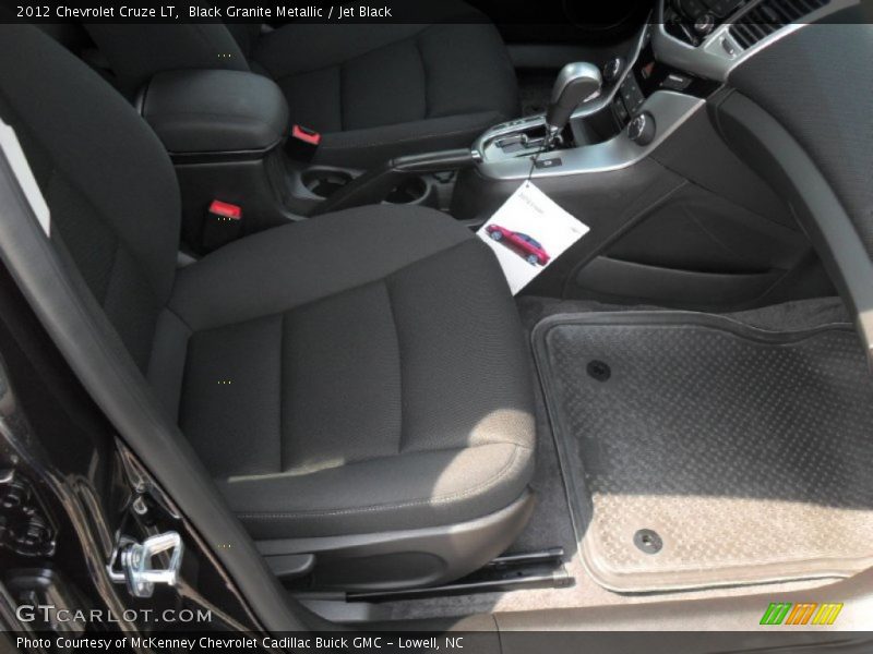 Black Granite Metallic / Jet Black 2012 Chevrolet Cruze LT