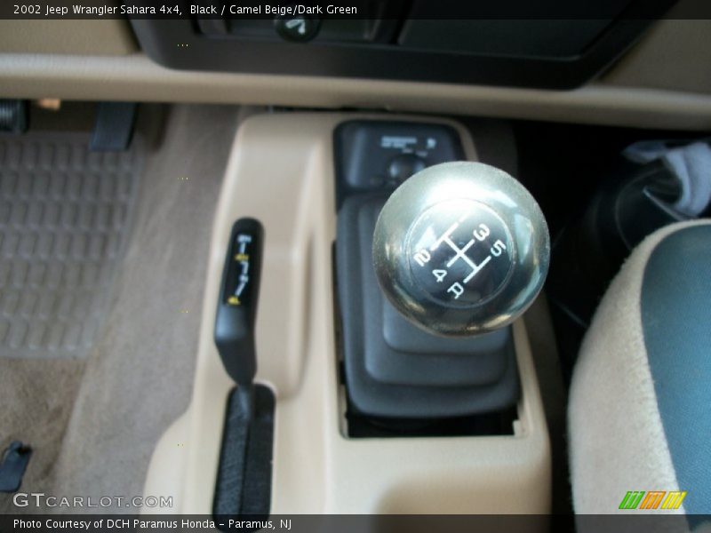 Black / Camel Beige/Dark Green 2002 Jeep Wrangler Sahara 4x4