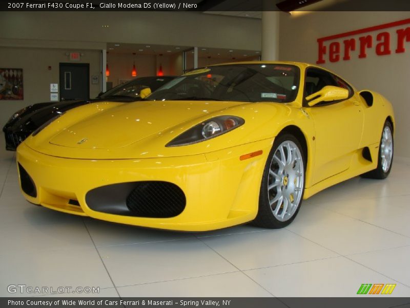 Giallo Modena DS (Yellow) / Nero 2007 Ferrari F430 Coupe F1