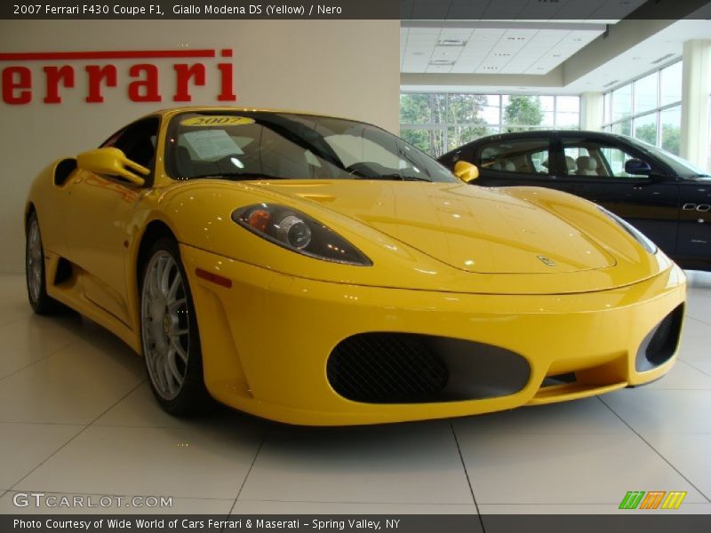Giallo Modena DS (Yellow) / Nero 2007 Ferrari F430 Coupe F1