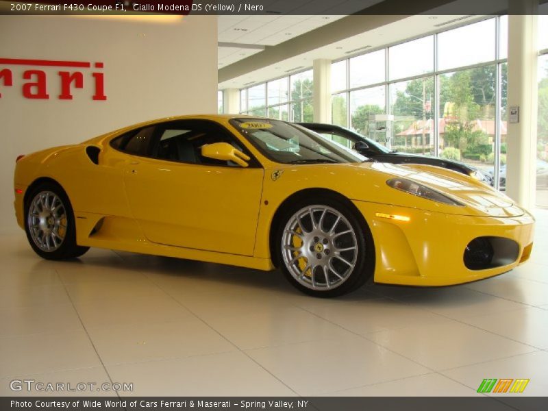 Giallo Modena DS (Yellow) / Nero 2007 Ferrari F430 Coupe F1