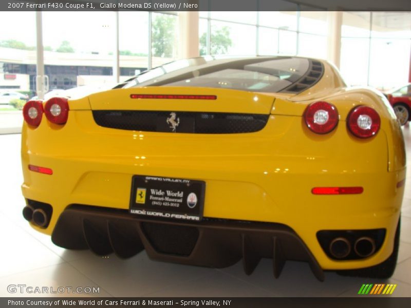 Giallo Modena DS (Yellow) / Nero 2007 Ferrari F430 Coupe F1