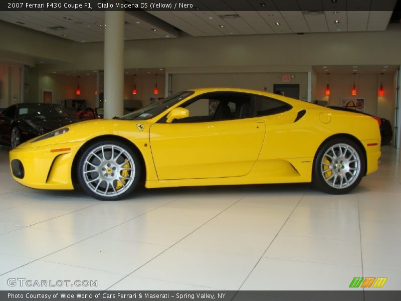 Giallo Modena DS (Yellow) / Nero 2007 Ferrari F430 Coupe F1