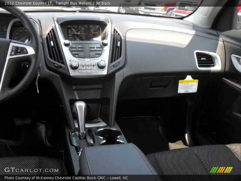 Twilight Blue Metallic / Jet Black 2012 Chevrolet Equinox LT