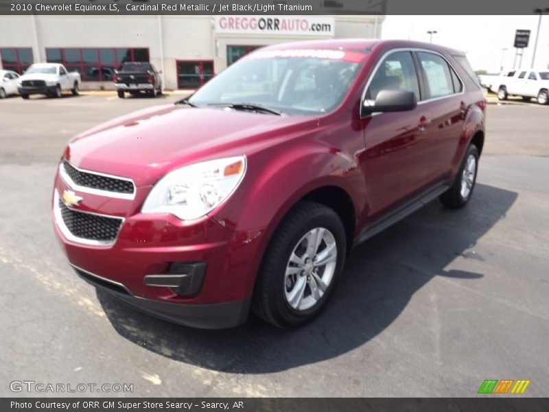 Cardinal Red Metallic / Jet Black/Light Titanium 2010 Chevrolet Equinox LS