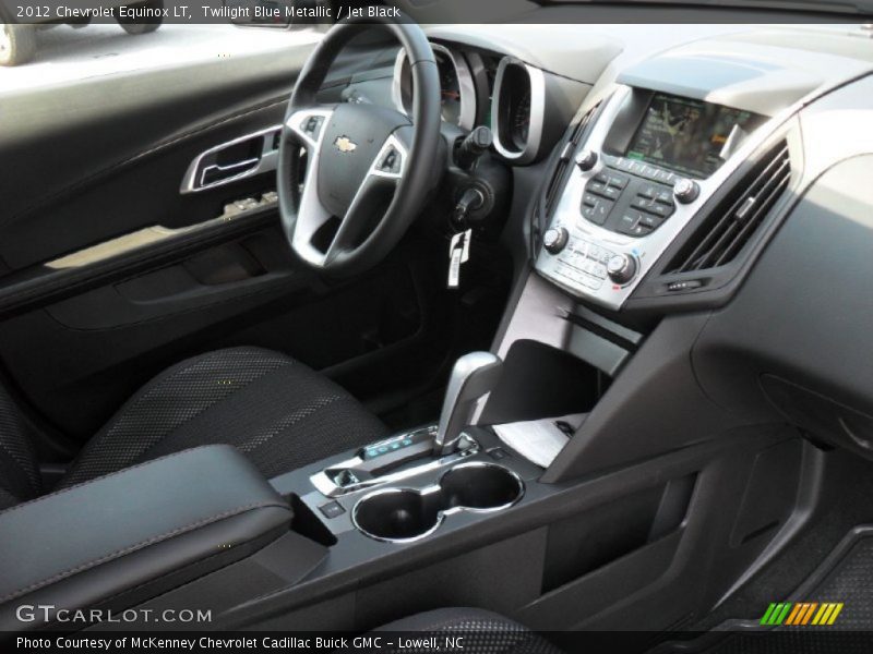 Twilight Blue Metallic / Jet Black 2012 Chevrolet Equinox LT
