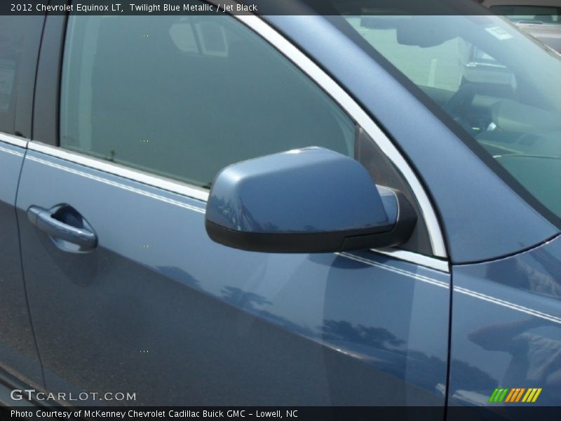 Twilight Blue Metallic / Jet Black 2012 Chevrolet Equinox LT