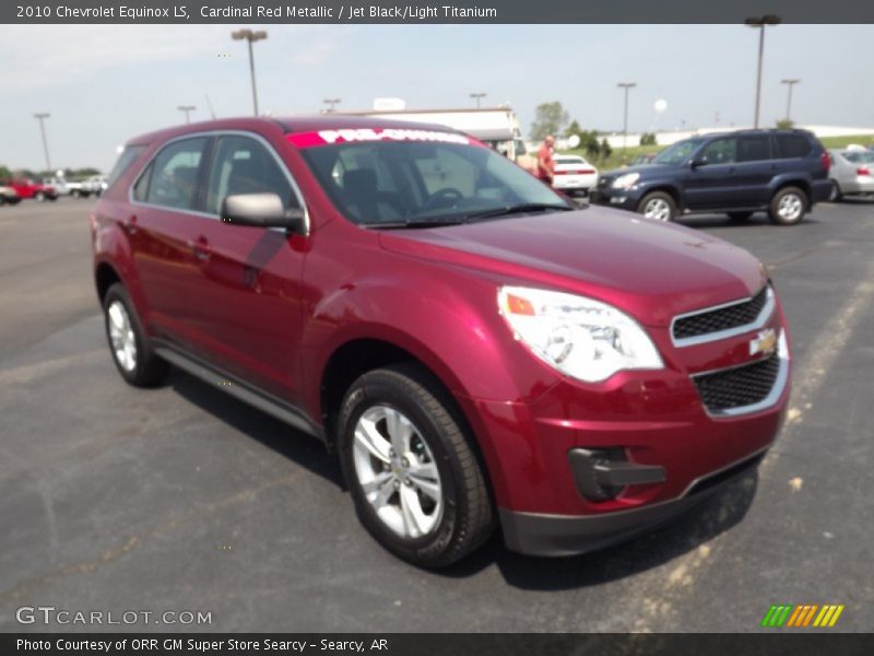 Cardinal Red Metallic / Jet Black/Light Titanium 2010 Chevrolet Equinox LS
