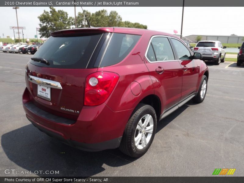 Cardinal Red Metallic / Jet Black/Light Titanium 2010 Chevrolet Equinox LS