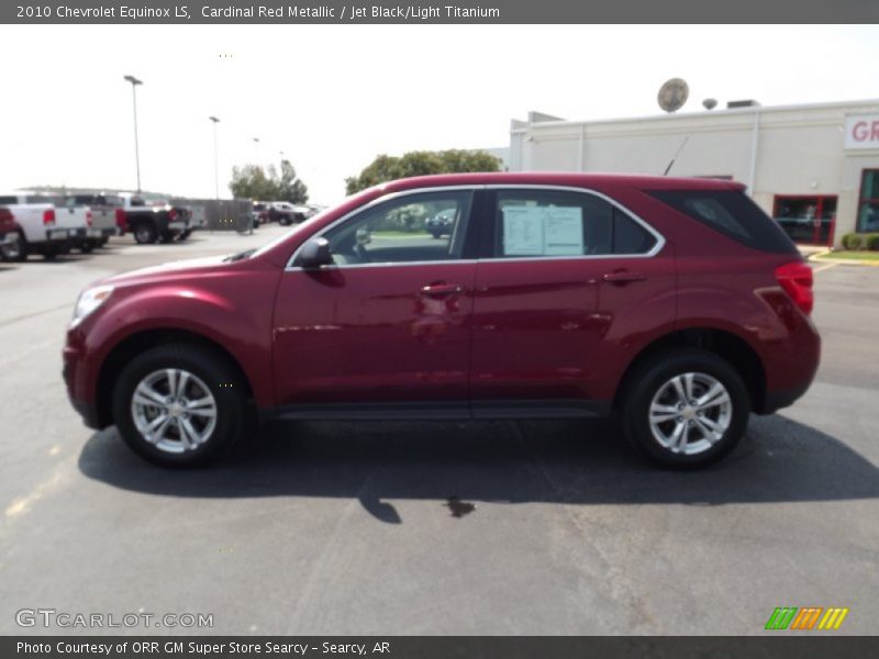 Cardinal Red Metallic / Jet Black/Light Titanium 2010 Chevrolet Equinox LS