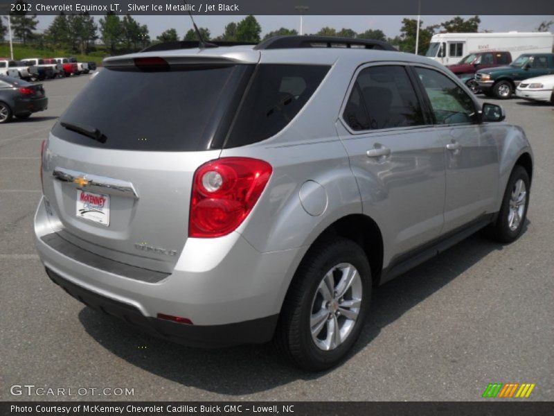 Silver Ice Metallic / Jet Black 2012 Chevrolet Equinox LT