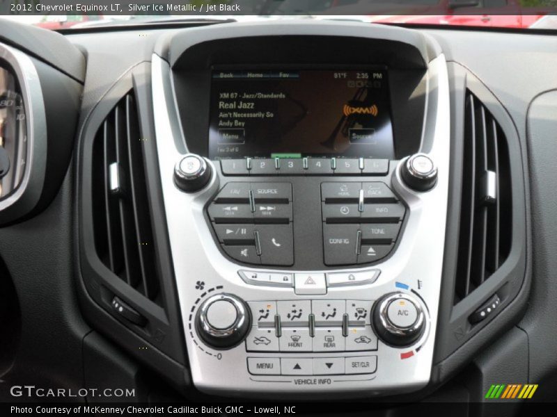 Silver Ice Metallic / Jet Black 2012 Chevrolet Equinox LT