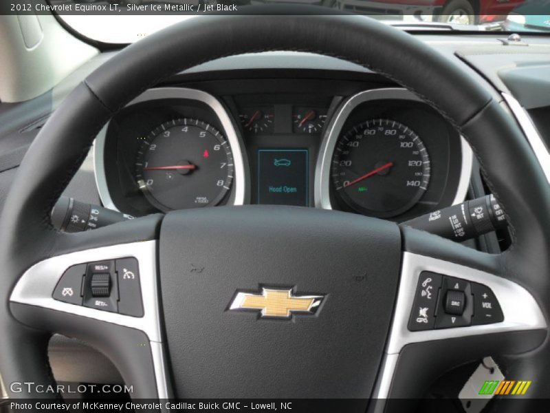 Silver Ice Metallic / Jet Black 2012 Chevrolet Equinox LT