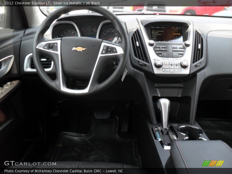 Silver Ice Metallic / Jet Black 2012 Chevrolet Equinox LT