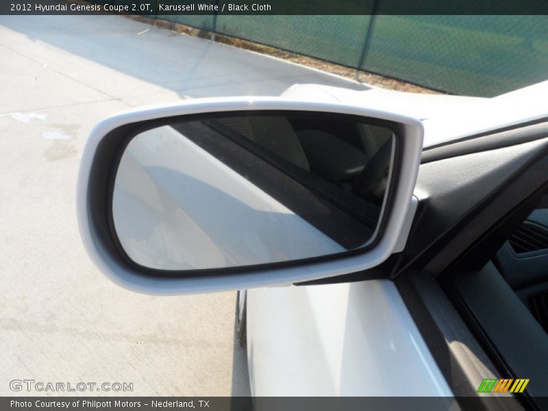 Karussell White / Black Cloth 2012 Hyundai Genesis Coupe 2.0T
