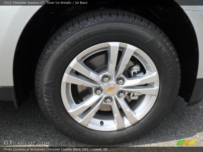 Silver Ice Metallic / Jet Black 2012 Chevrolet Equinox LT