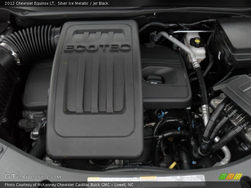 Silver Ice Metallic / Jet Black 2012 Chevrolet Equinox LT