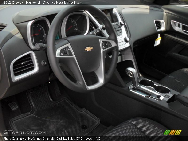 Silver Ice Metallic / Jet Black 2012 Chevrolet Equinox LT