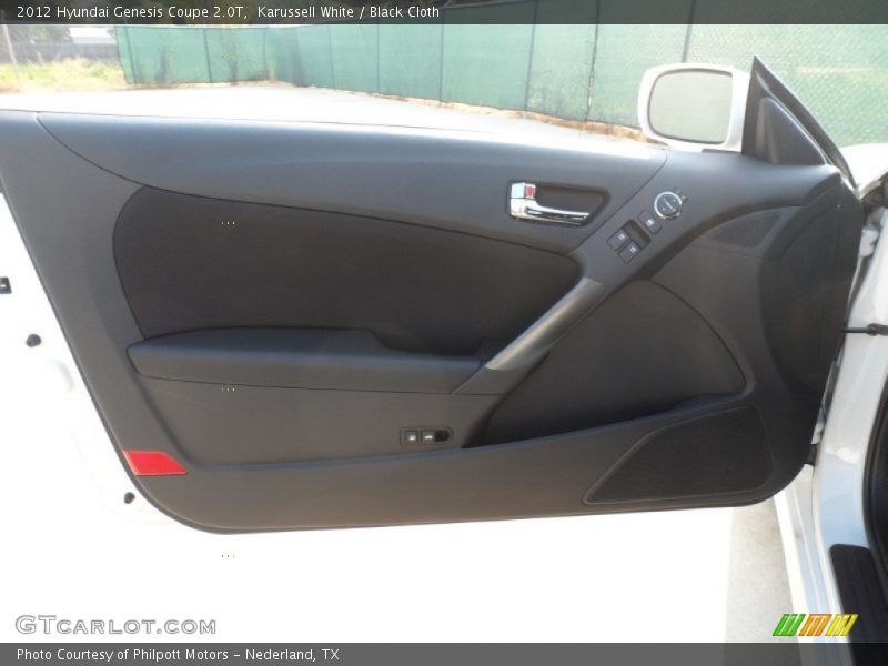 Door Panel of 2012 Genesis Coupe 2.0T