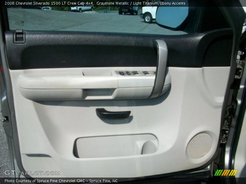 Graystone Metallic / Light Titanium/Ebony Accents 2008 Chevrolet Silverado 1500 LT Crew Cab 4x4