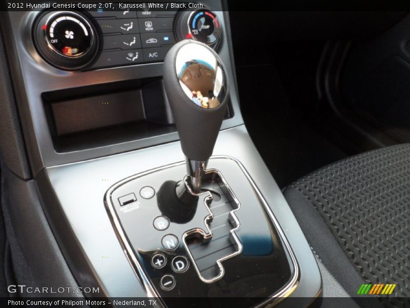  2012 Genesis Coupe 2.0T 5 Speed Shiftronic Automatic Shifter