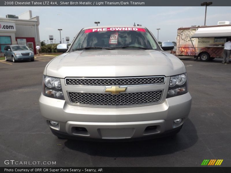 Silver Birch Metallic / Light Titanium/Dark Titanium 2008 Chevrolet Tahoe LTZ 4x4