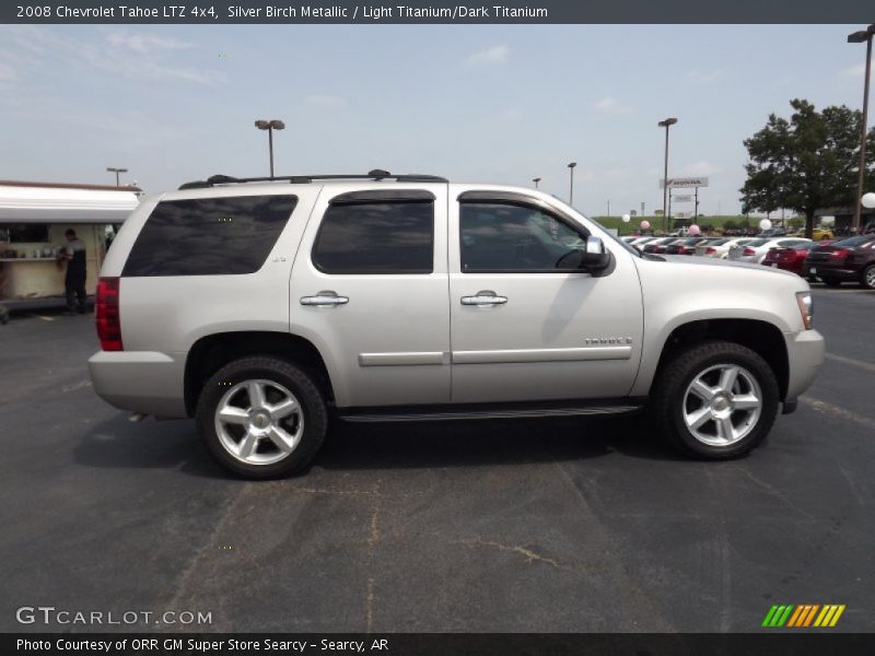 Silver Birch Metallic / Light Titanium/Dark Titanium 2008 Chevrolet Tahoe LTZ 4x4