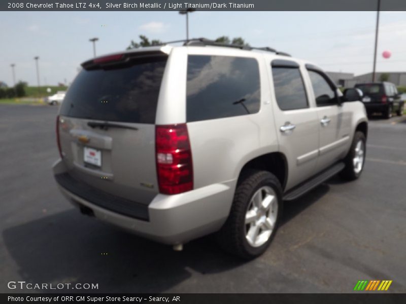 Silver Birch Metallic / Light Titanium/Dark Titanium 2008 Chevrolet Tahoe LTZ 4x4