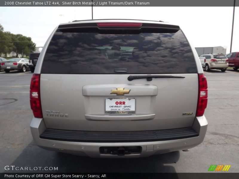 Silver Birch Metallic / Light Titanium/Dark Titanium 2008 Chevrolet Tahoe LTZ 4x4