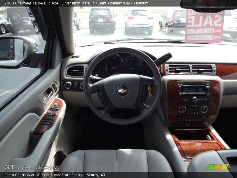 Silver Birch Metallic / Light Titanium/Dark Titanium 2008 Chevrolet Tahoe LTZ 4x4
